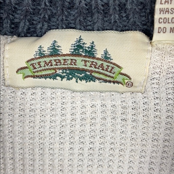 Vintage Timber Trail Nordic Pattern Sweater Jacket size XL - Picture 4 of 12